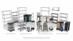 Furniture, Carts & Shelving